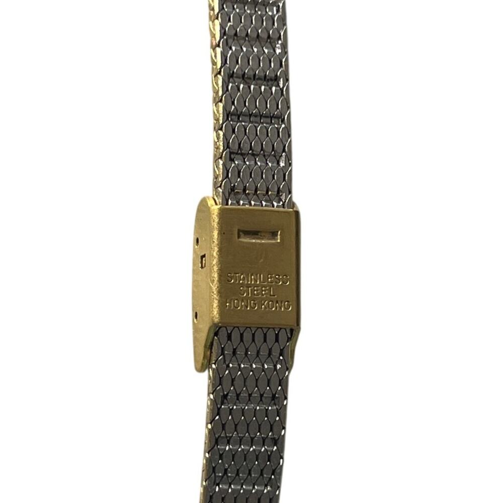 Diane Von Furstenberg Gold Plated Mesh Stainless Steel Watch Vintage untested - Picture 9 of 15